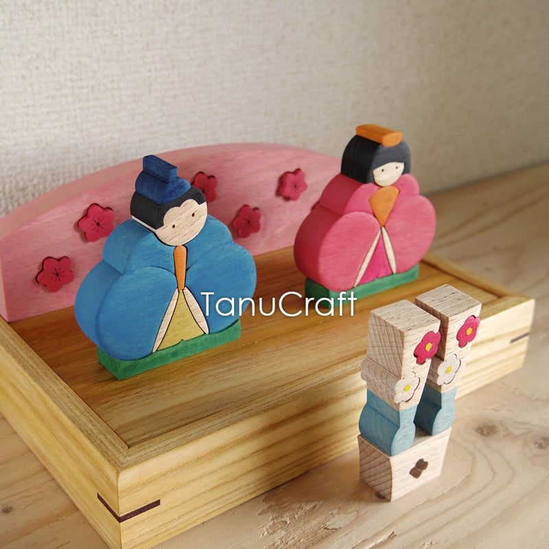組み木飾り □おひなさま□ | TanuCraft オンラインショップ