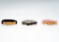 犬用 首輪 マクラメ【macramé leather collar 】