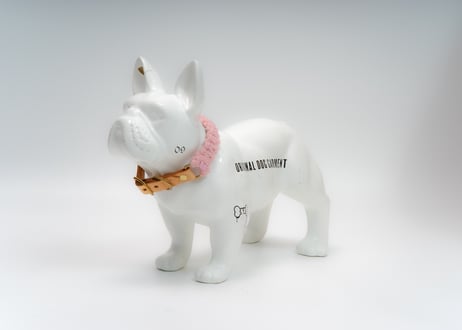 犬用 首輪 マクラメ【macramé leather collar 】