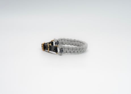 犬用 首輪 マクラメ【macramé leather collar 】