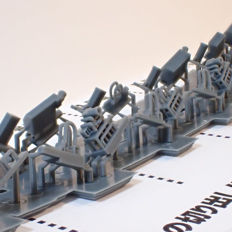 885系シリーズ トイレタンク・車端機器パーツ6両分/Nゲージ | Slope