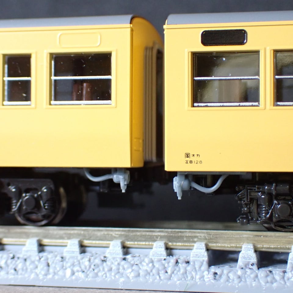 Kタイプ/グレイ色 115系カセット式トイレタンク・車端配管セットver.2