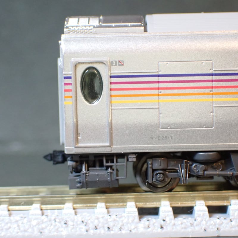 E26系 カシオペア 12両 フル編成 ジャンク TNタイプ【塗装済み】 E26系カシオペア車端タンク・機器フル編成