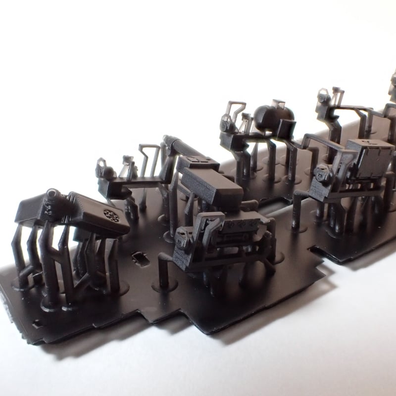 TNタイプ24系 夢空間トイレタンク車端機器・ドア下ステップ3両分/N