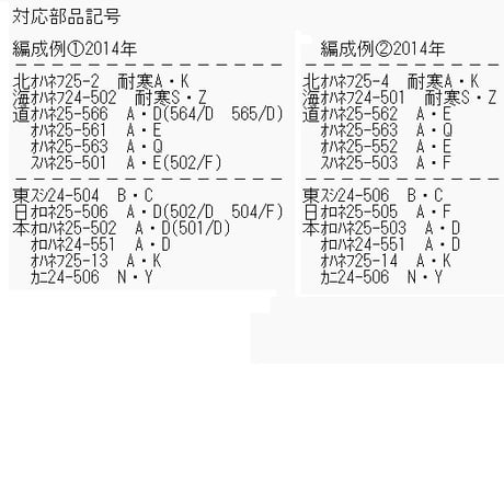 TNタイプ24系北斗星「混成編成」耐寒トイレタンク・ドア下ステップ12両分＋α ver.2/Nゲージ