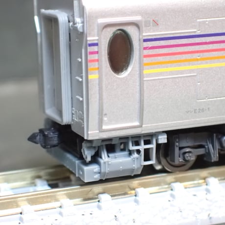 TNタイプ E26系カシオペア車端タンク・機器フル編成12両分/Nゲージ