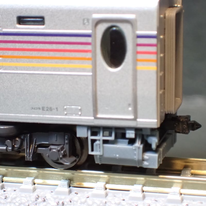 TNタイプ E26系カシオペア車端タンク・機器フル編成12両分/Nゲージ