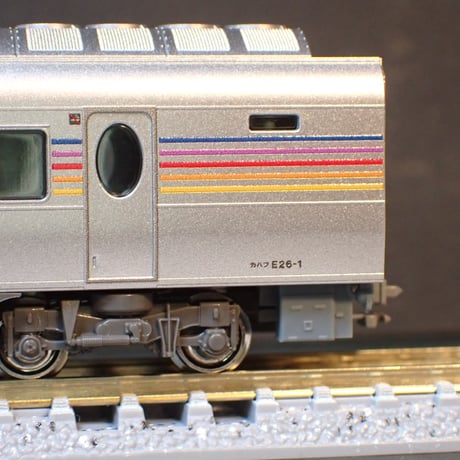 Kタイプ E26系カシオペア車端タンク・機器フル編成12両分/Nゲージ
