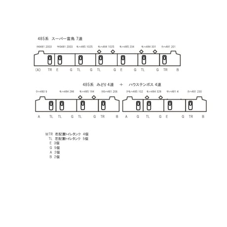 Kタイプ/黒色 国鉄特急型トイレタンク・車端配管セットver.2　7～9両分/Nゲージ