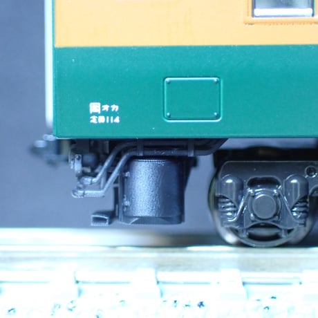 Kタイプ/黒色 115系カセット式トイレタンク・車端配管セットver.2　4両分/Nゲージ