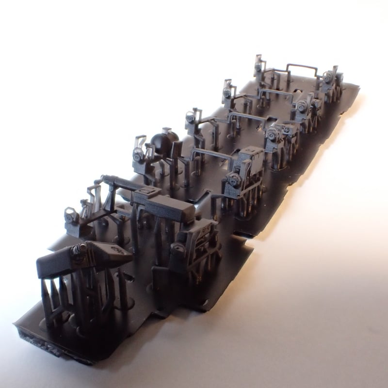 TNタイプ24系 夢空間トイレタンク車端機器・ドア下ステップ3両分/N