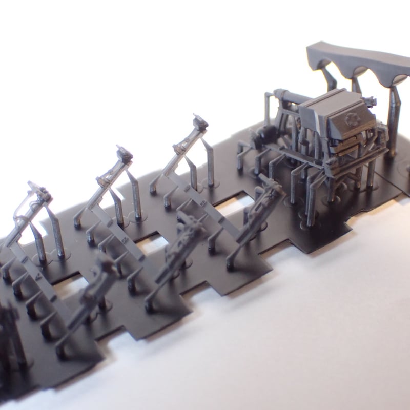 Kタイプ813系200・300番代トイレタンク・車端配管6両分/Nゲージ