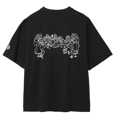 最後の晩餐Tシャツ ブラック