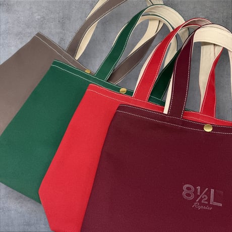 8+1/2Lキャンバストートバッグ（ハンドメイド／キャンバス／帆布／軽量／大容量）