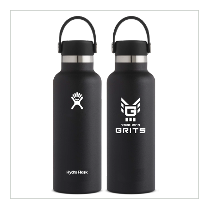 YOKOHAMA GRITS x Hydro Flask ステンレスボトル 18oz Stan...