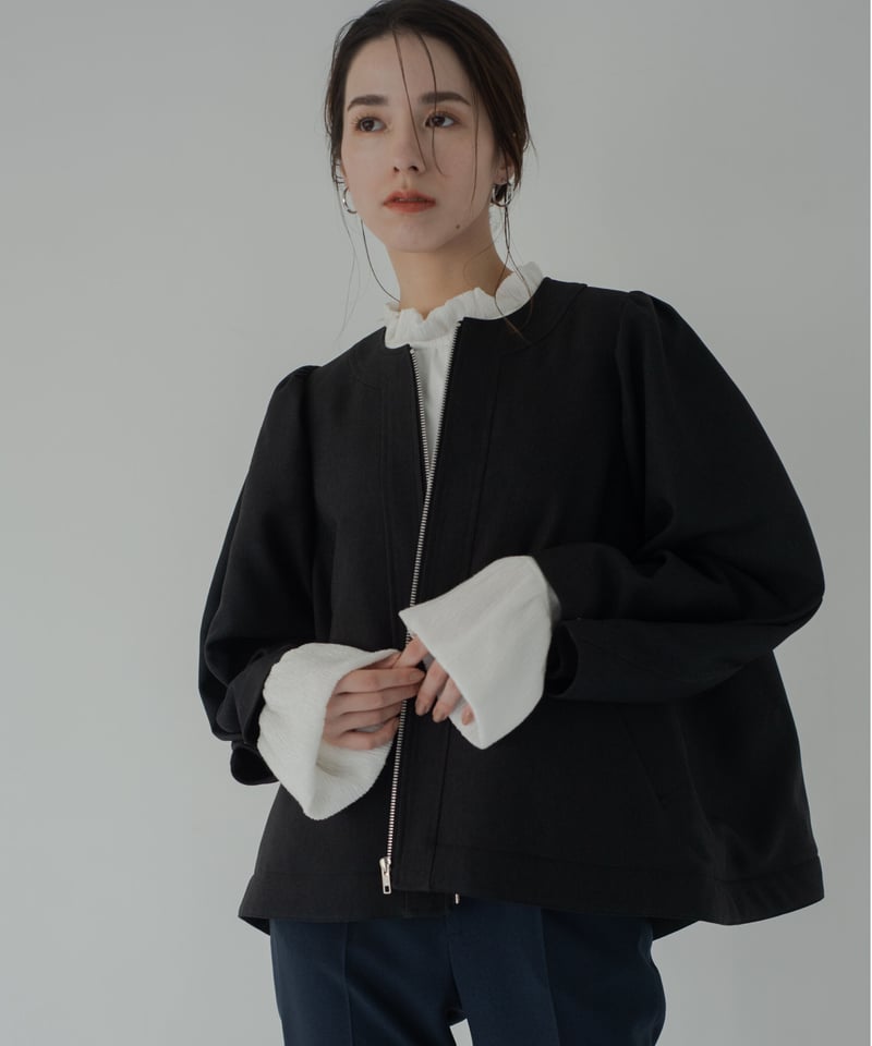 COCOON_LINE IN_SIDE WAVE/QUILT COAT・RE-52220003