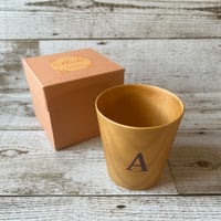 フリーカップ　白木