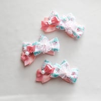 No.273 ミント&ピンクのさくらリボン