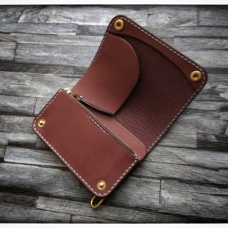 ◇限定品◇お札を折らず収納◇トルコ石&ターコイズ ステッチ ◇限定品◇お札を折らず収納◇トルコ石&ターコイズ ステッチ