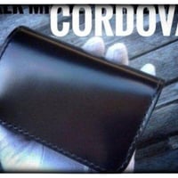 コードバン◆お札を折らず、大収納★トラッカーウォレット◆ショート◆グレーステッチ お札を折らず収納できます☆◇トラッカーウォレット ショート