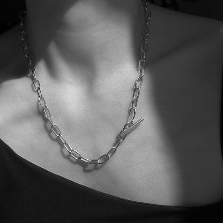 Theater chain necklace  シアター チェーン ネックレス / 50cm Silver