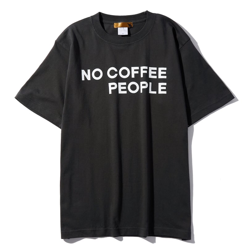 NO COFFEE ターコイズシャツ NO COFFEE PEOPLE ／ ノーコーヒーピープル ダブルネームTシャツ