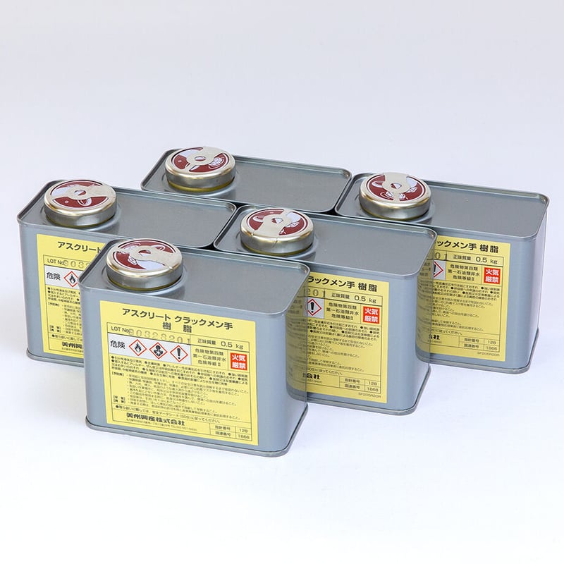 アスファルト舗装のひび割れ補修材 アスクリートクラックメン手 ［荷姿