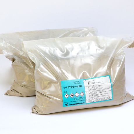 コンクリート・アスファルト床の補修・補強材　リペアクリートAR　［荷姿20kg/ペール缶］　（10kg/袋×2袋、硬化調整剤）