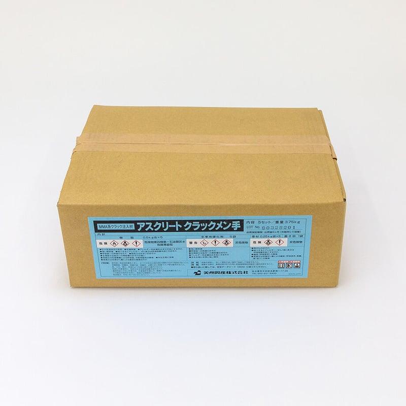 アスファルト舗装のひび割れ補修材 アスクリートクラックメン手 ［荷姿