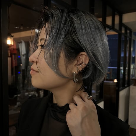 DCETEA015 EEA-15 UNISEX UNPIERCED RING FOR EAR(Silver)