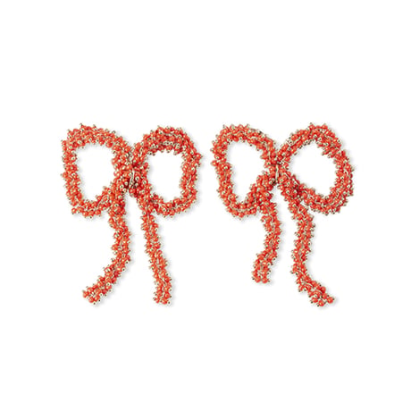 BEATRIZPALACIOS Madrid | RED BOW EARRINGS