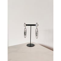 CREZUS Paris | 24E25 Pierced Earrings ( Silver )
