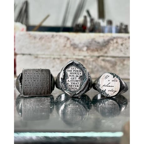 TO GARAL Madrid : “Let the poem seduce you (Night)” Ring