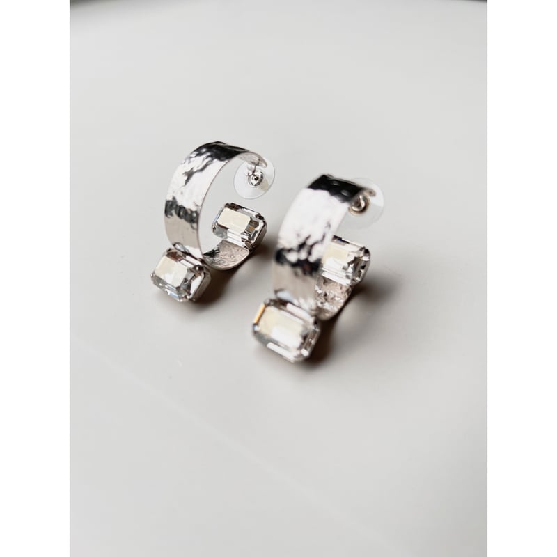 CREZUS Paris | JUPITER Pierced Earrings (Silver