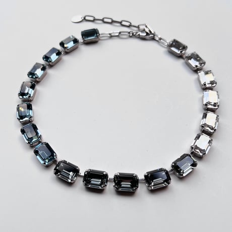 CREZUS Paris | ROYALS Necklace ( Grey / Silver )
