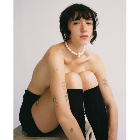 BEATRIZ PALACIOS Madrid | BANDAGE PEARL NECKLACE