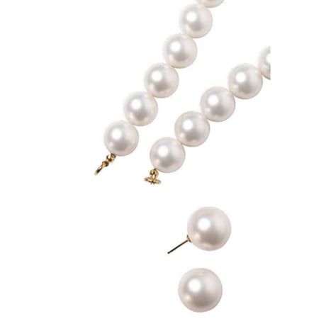 BEATRIZ PALACIOS Madrid | BANDAGE PEARL NECKLACE