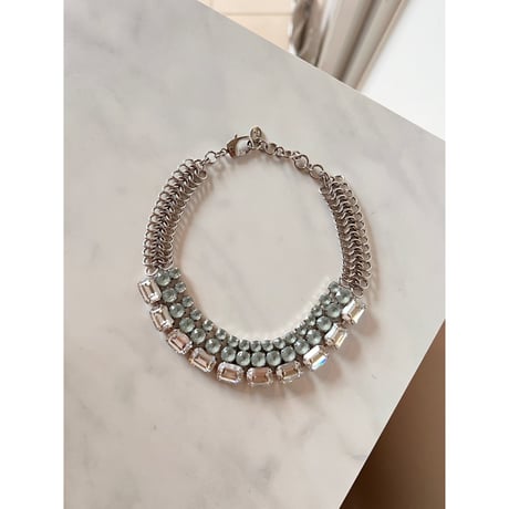 CREZUS Paris | TRINITY Choker Necklace ( Silver )