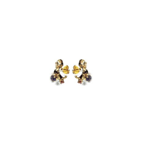 CREZUS Paris | 24H8 Pierced Earrings( Gold or Silver )