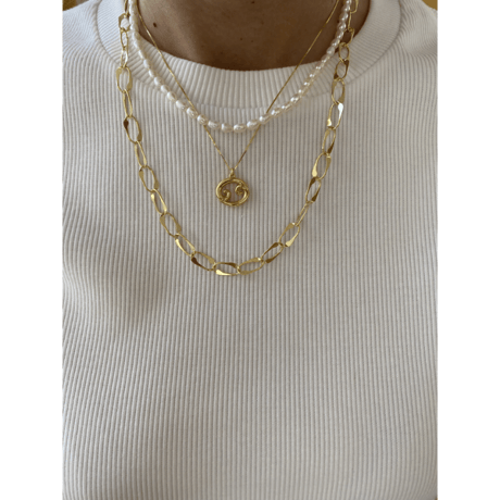 BONVO Greece | COLLUMN NECKLACE Silver