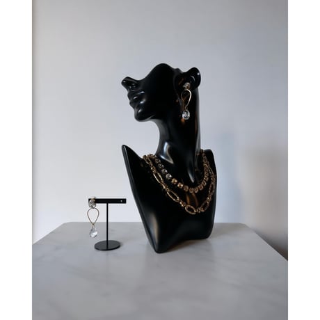 CREZUS Paris | CERES HELIOS Pierced Earrings ( Mix Cristal / Gold )