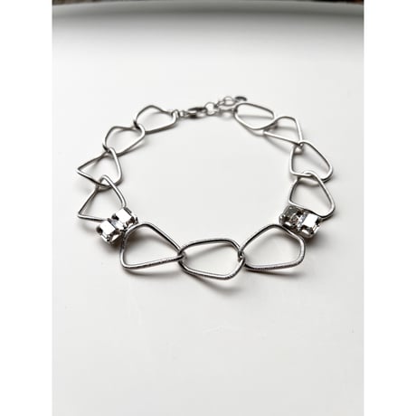 CREZUS Paris | TITAN Necklace ( Silver shade / Silver )