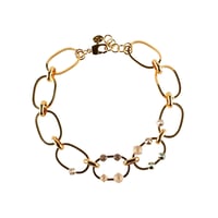 CREZUS Paris | ALLURE Necklace ( Beige / Gold )