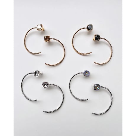 CREZUS Paris | 23H7 Pierced Earrings