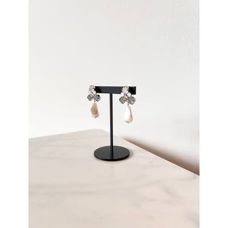 CREZUS Paris | 24E1 Pierced Earrings ( Silver )