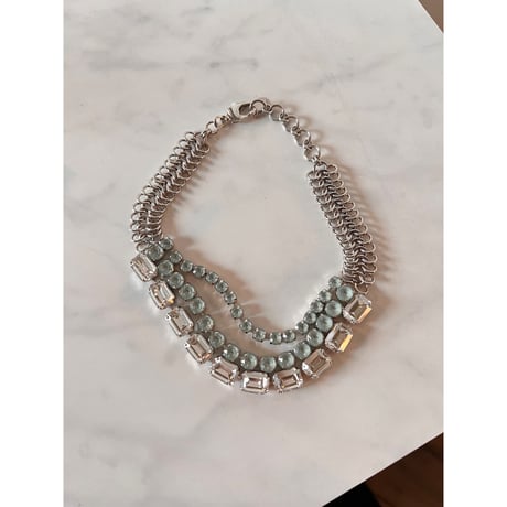 CREZUS Paris | TRINITY Choker Necklace ( Silver )