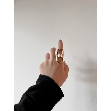 CREZUS Paris | SUGAR Ring ( Beige / Gold )