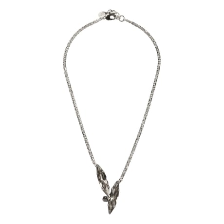 CREZUS Paris | TANK  Necklace  (Crystal / Silver)