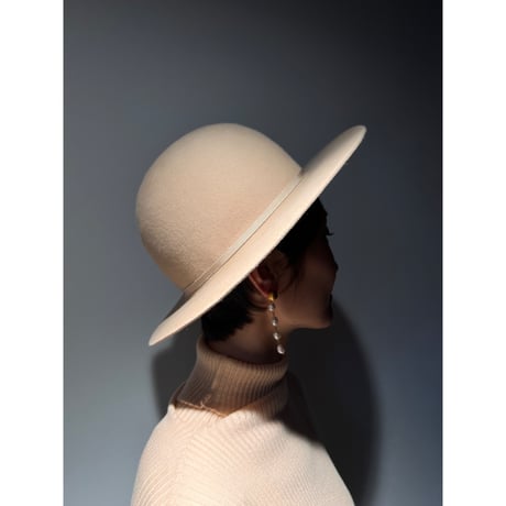 KIRIKO SATO Paris | NAO Hat ( Nude )