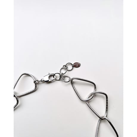 CREZUS Paris | TITAN Necklace ( Silver shade / Silver )